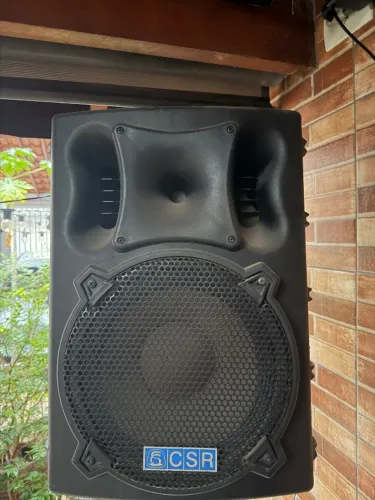 Caixa de som acustica ativa woofer