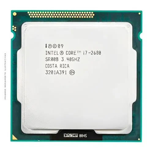 Processador Intel Core i7-2600 4 Núcleos 8 Threads 3.4GHz LGA 1155