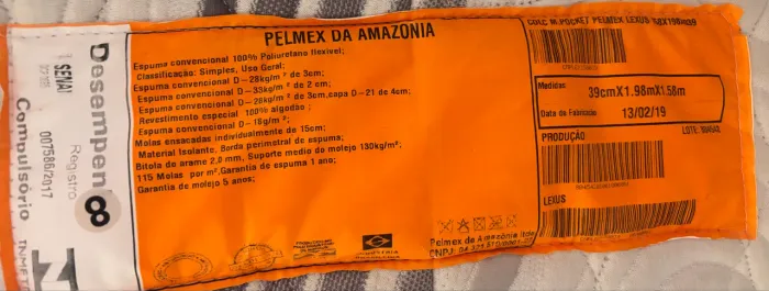 Colchão Casal/Queen Lexus - Molas Ensacadas - Pouco Uso, Ótimo Estado