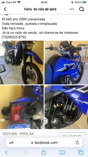 Yamaha Xt 660 R