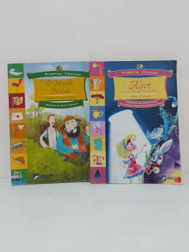 Box Primeiros Clássicos "Alice no País da Maravilha" e "O Mundo Perdido"
