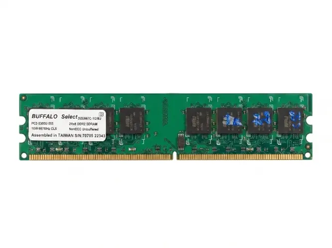 Memória Ram Desktop Buffalo Select 1gb Ddr2 667mhz Pc2-5300u