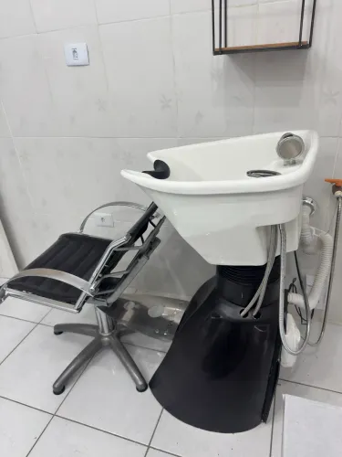 Lavatório Profissional para Salão com Cuba - Completo