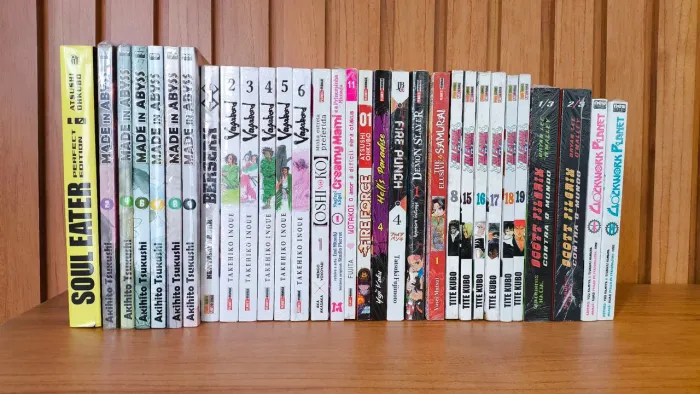 Mangás Berserk, Vagabond, Soul Eater, Bleach, made in abyss e Mais!