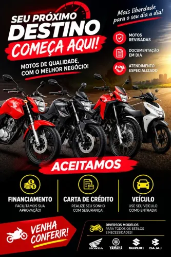 Vendo motos seminovas