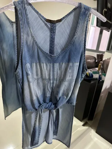 blusa razzo jeans original tamanho 38 veste 40