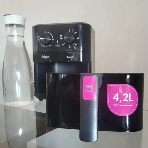 Air Fryer Elgin 4,2L 1400W Fritadeira Elétrica Sem Óleo