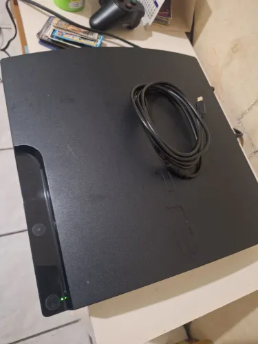 PlayStation 3 Desbloqueado 320GB + 5 Jogos em Mídia Física + Controle Original