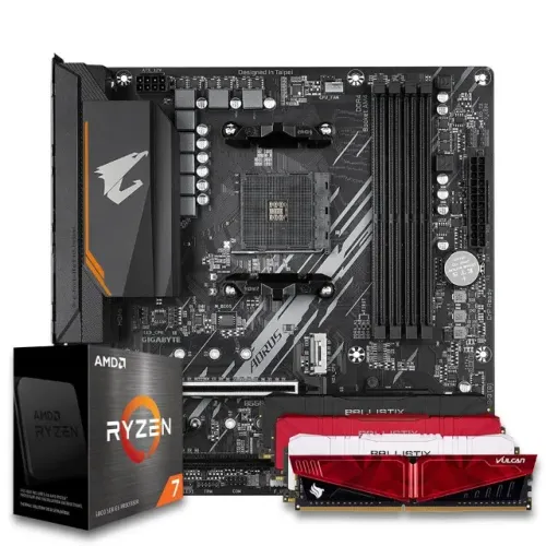 Kit upgrade, AMD Ryzen 7 5800X3D  + COOLER + placa mãe + 16gb fury