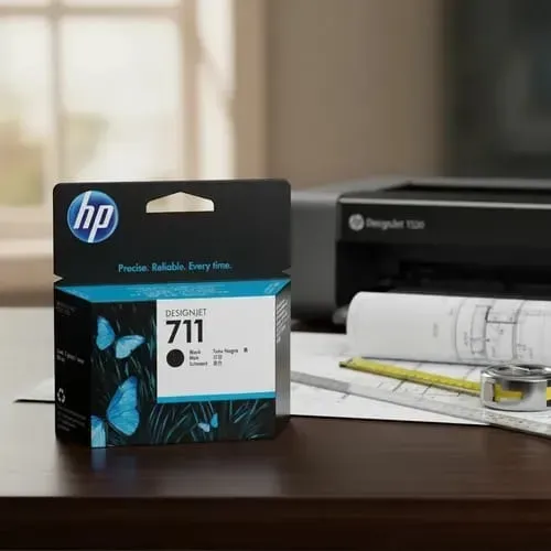 Cartucho Hp 711 T120 Preto Lacrado 38ml Original