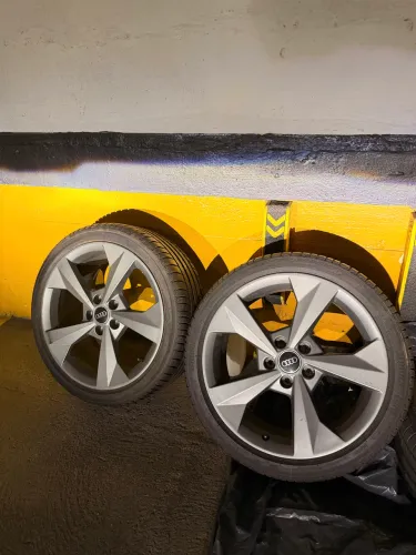 RODAS ORIGINAIS AUDI + PNEUS BRIDGESTONE TURANZA