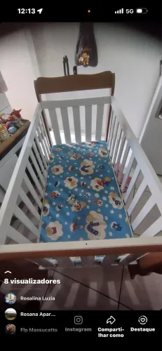 Berço com colchão
