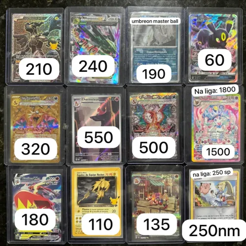 Cartas Pokémon NM