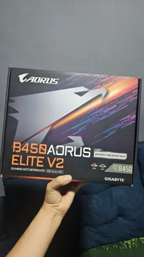 Placa mãe gamer gigabyte B450 Aorus