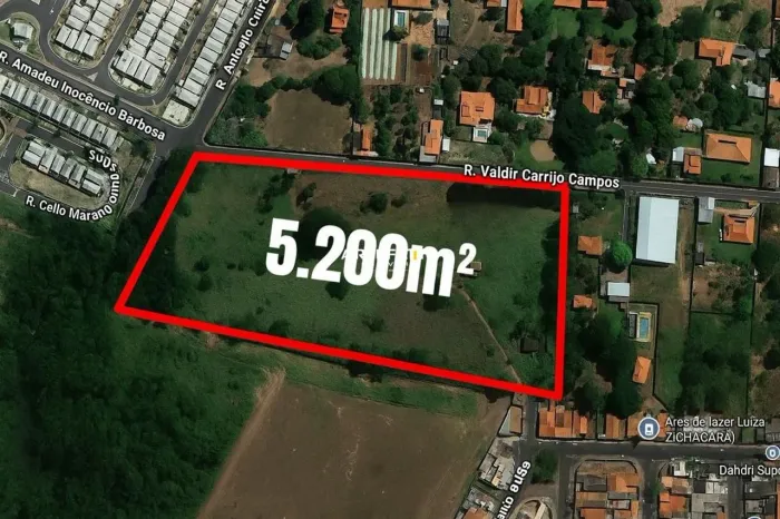 Chácara com 5200m² no bairro Recanto Capitão Heliodoro Pinheiro