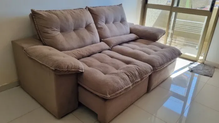 Sofá 3 Lugares Retrátil