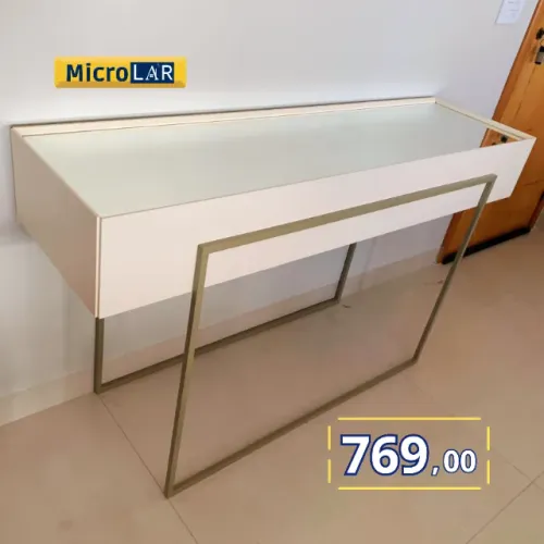 Aparador para Sala de Estar Espelhado NT - Entrega e Monta na Hora