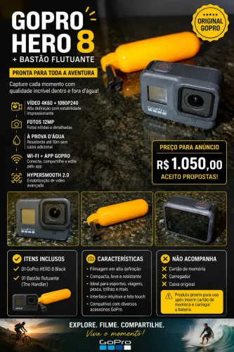 Vendo GOPro Hero 8 black
