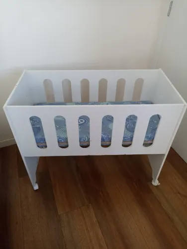 Mini Berço De Bebê Com Colchão