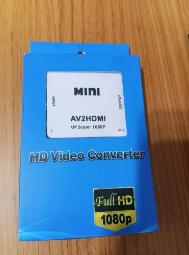 CONVERSOR AV / HDMI ( AV2HDMI) 720p e 1080p( aceita cartão)