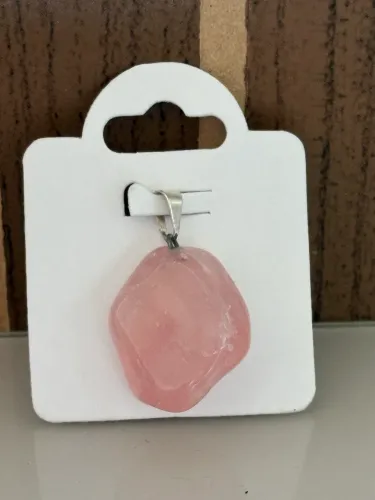 Pingente Quartzo rosa