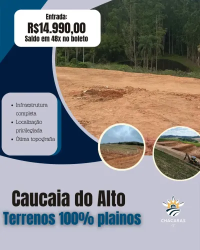 Atenção quem quer comprar terreno em Caucaia do Alto! Veja essas opções antes que acabem!