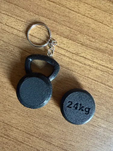 Chaveiro kettlebell porta acessório
