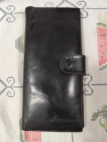 Carteira de Couro Aredda anos 80