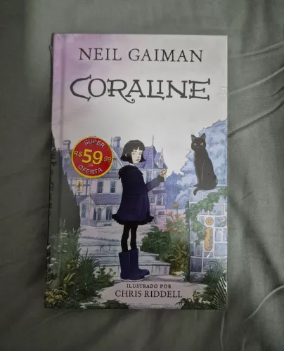 Livro Coraline autor Niel Gaiman Novo Lacrado