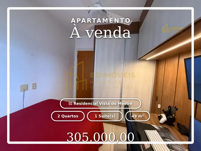 Residencial Vista do Mestre: apartamento com suíte e home office à sua espera!