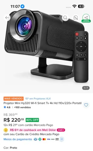 Projetor HY320