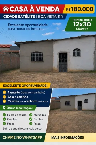 Venda casa no cidade satélite
