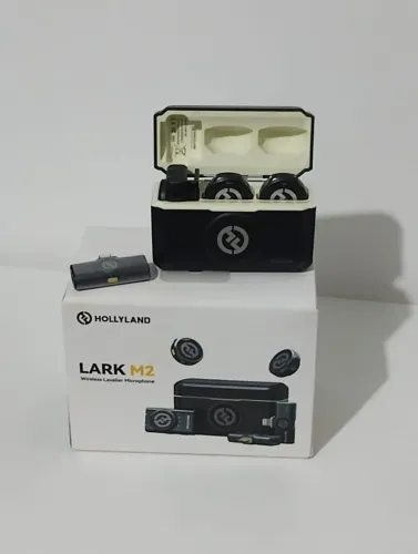 Microfone Hollyland Lark M2 Sem Fio ? Apenas 6 meses de uso