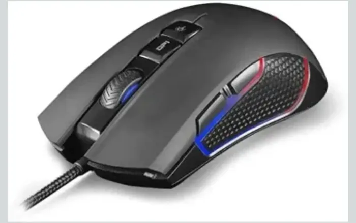 Mouse Gamer Rgb Perseus Preto Warrior