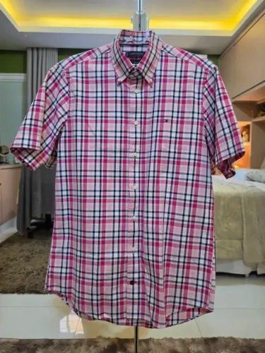 Camisa Tommy Hilfiger xadrez original M