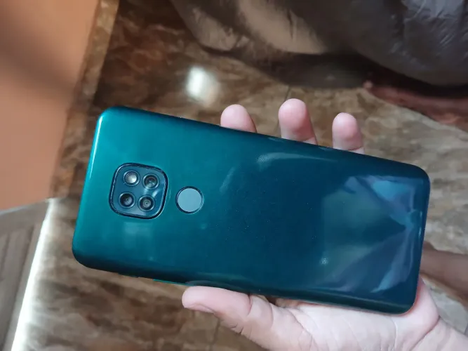 Moto G9 play aceito cartão