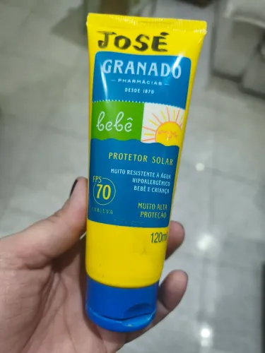 protetor solar granado baby 70fps