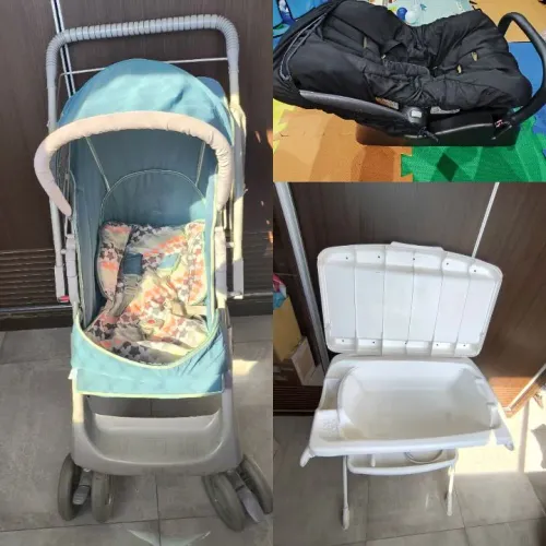 Carrinho de bebe /bebê conforto/banheira