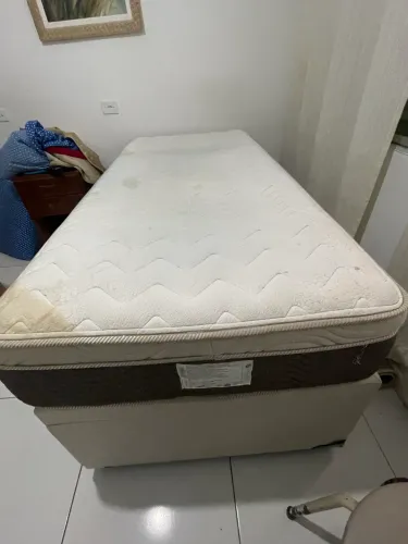 Box baú + Colchão solteiro