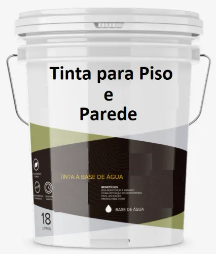 Tinta para piso e Parede