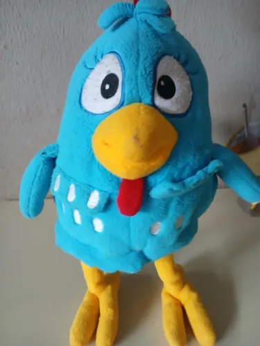 Pelúcia galinha pitadinha multibrink azul