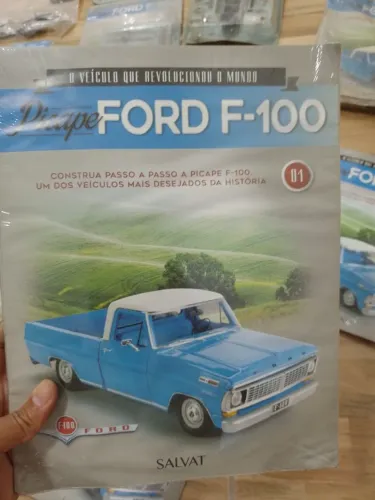 Miniatura Ford F100 Escala 1:8 Salvat Para Montar