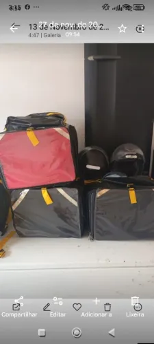 Mochila bag impermeável motoboy