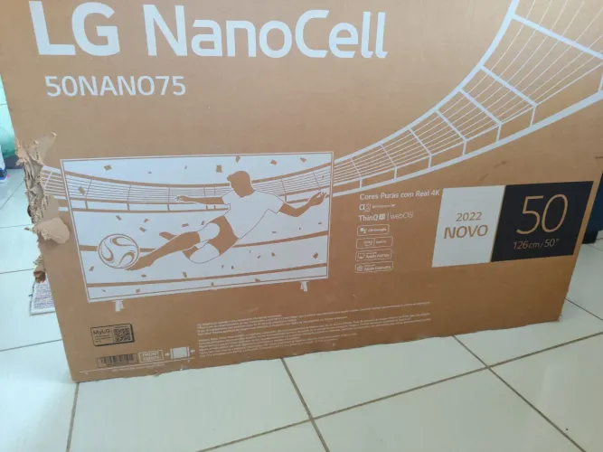 Para retirada de peças - TV LG NanoCell 50 polegadas