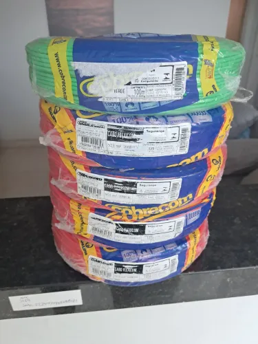 5 rolos de fio 2,5 100 metros cada