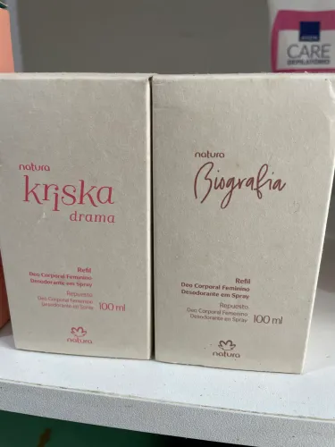 Deo corporal refil kriska drama ou biografia feminino