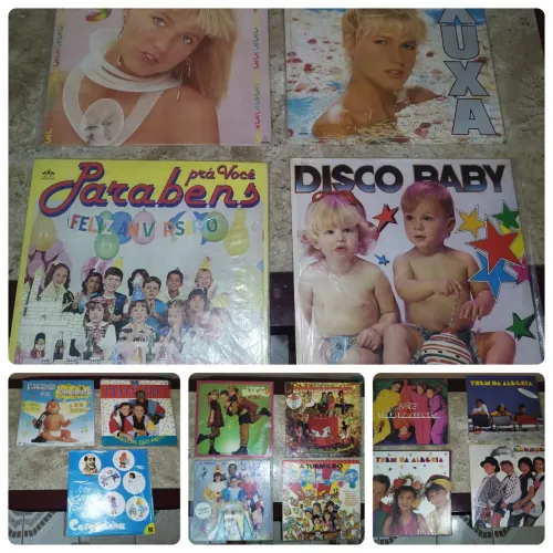 Lote Lps Vinil Infantis Trem da Alegria Balão Mágico Xuxa e Outros