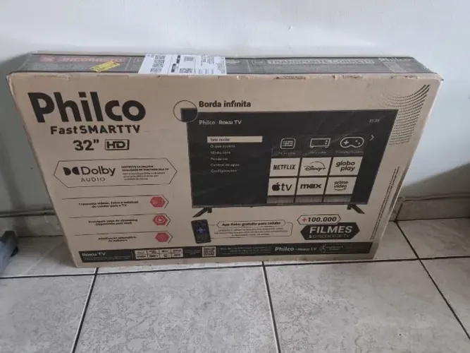 Smart TV Philco 32 HD Roku TV P32CRB - Lacrada