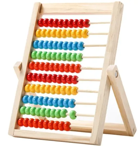 Ábaco de madeira Ábaco infantil Aprendizagem  aritmética Brinquedo de cálculo aritmética