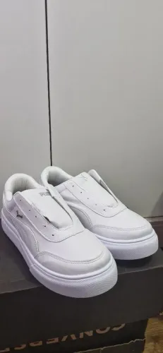 Tênis estilo puma branco 